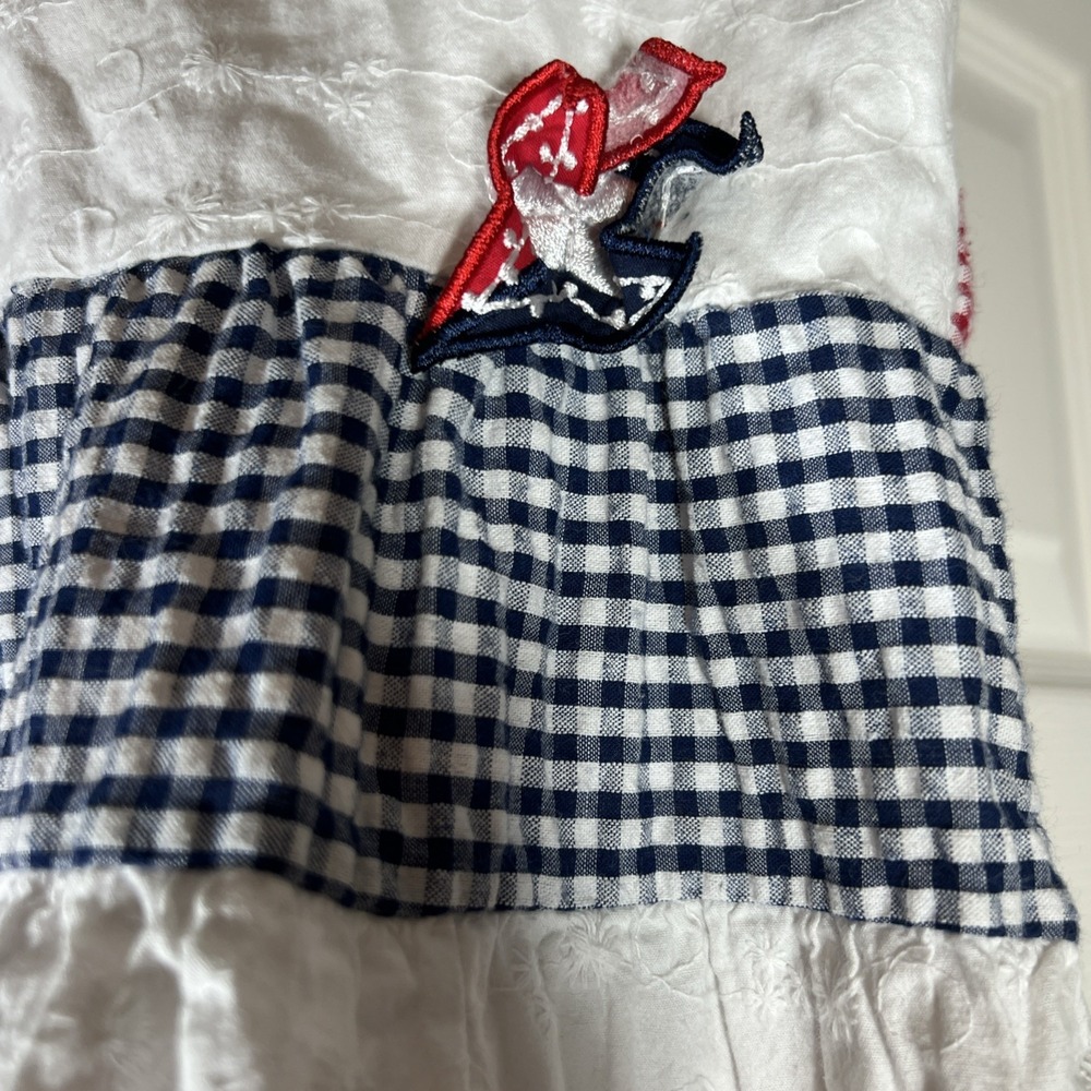 Blueberri Boulevard Sz 2T Red White &‎ Blue Patriotic Sundress - Picture 5 of 13